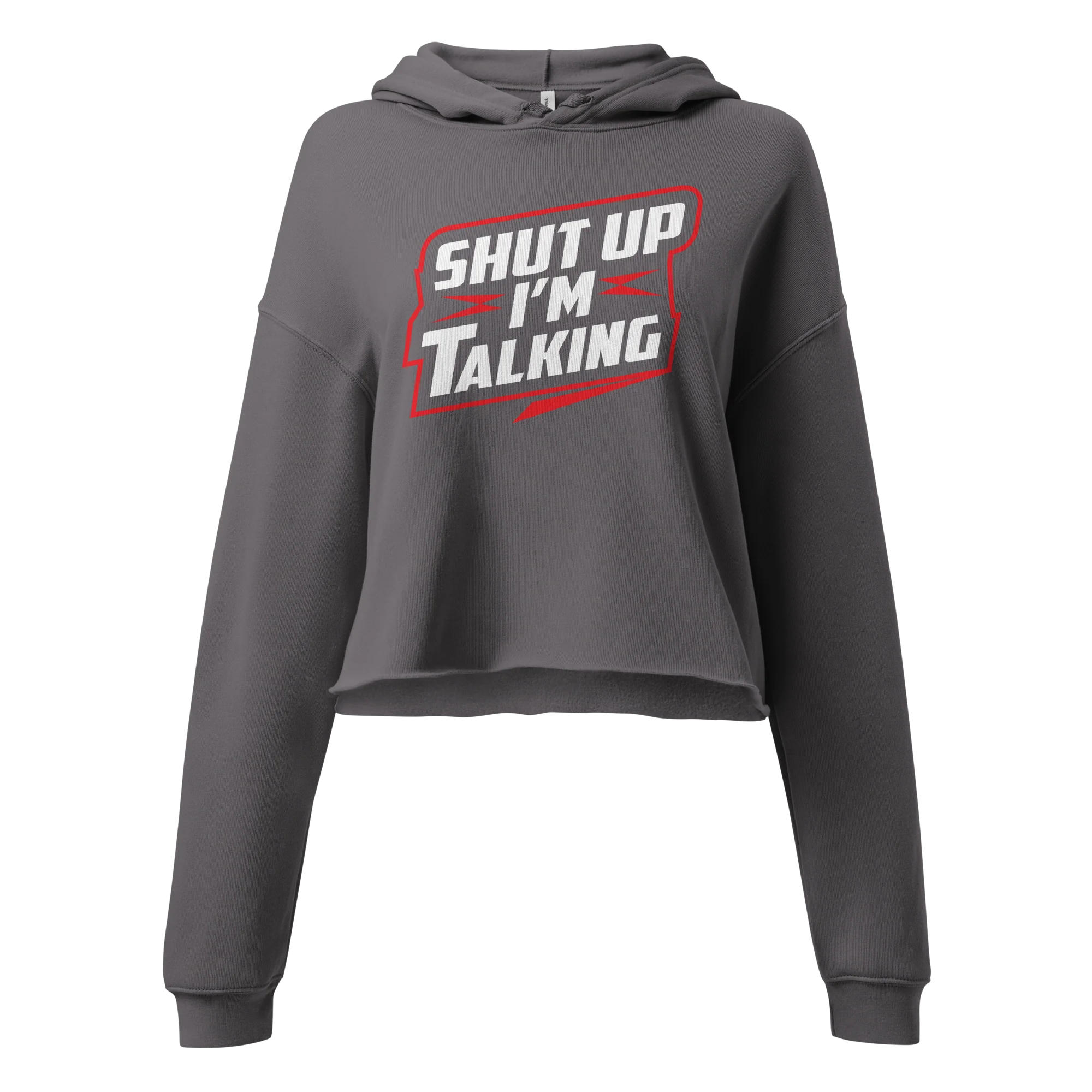 Daria Rae "Shut Up I'm Talking" Crop Hoodie - Image 3