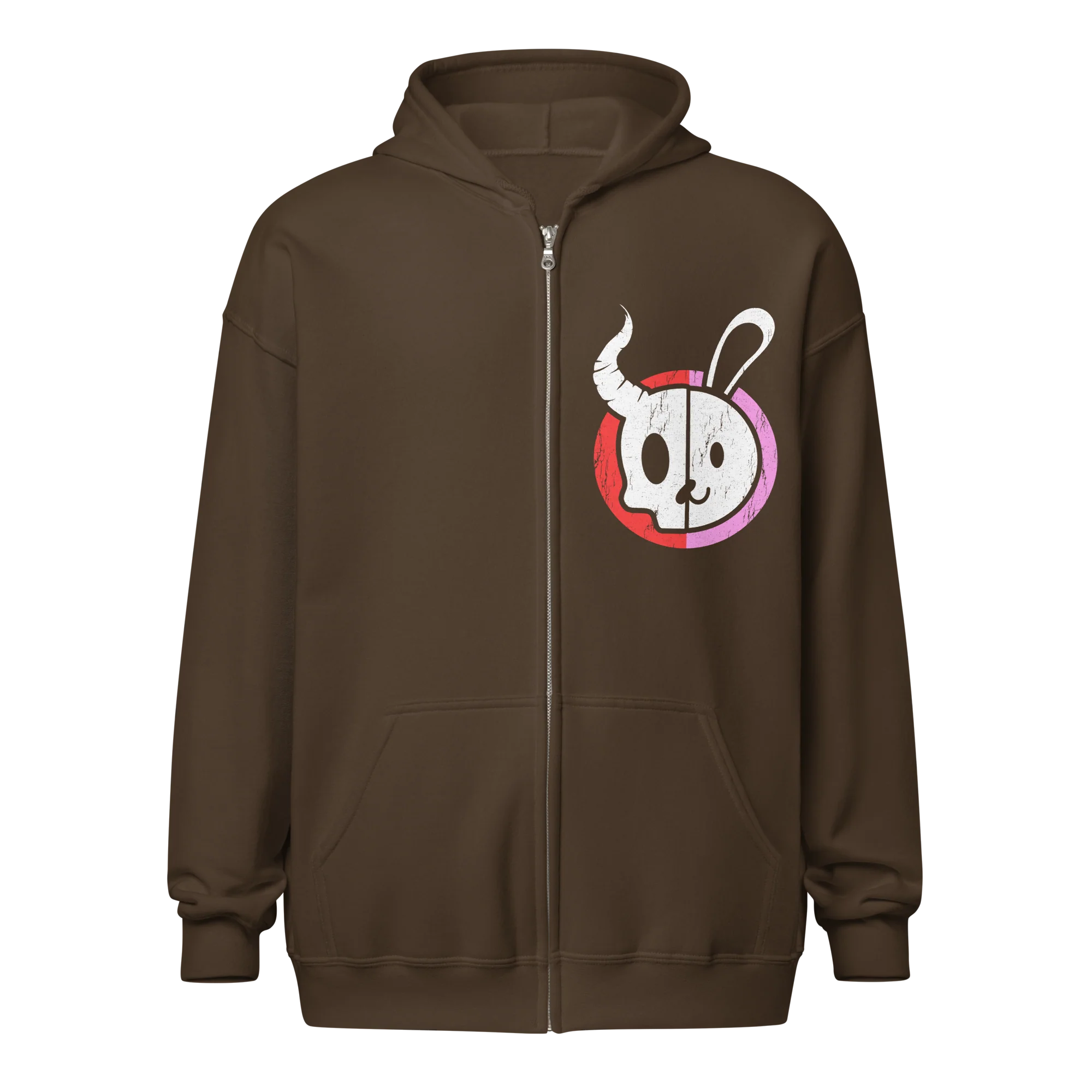 Demon Bunny "Dual Chaos" Zip Hoodie - Image 5