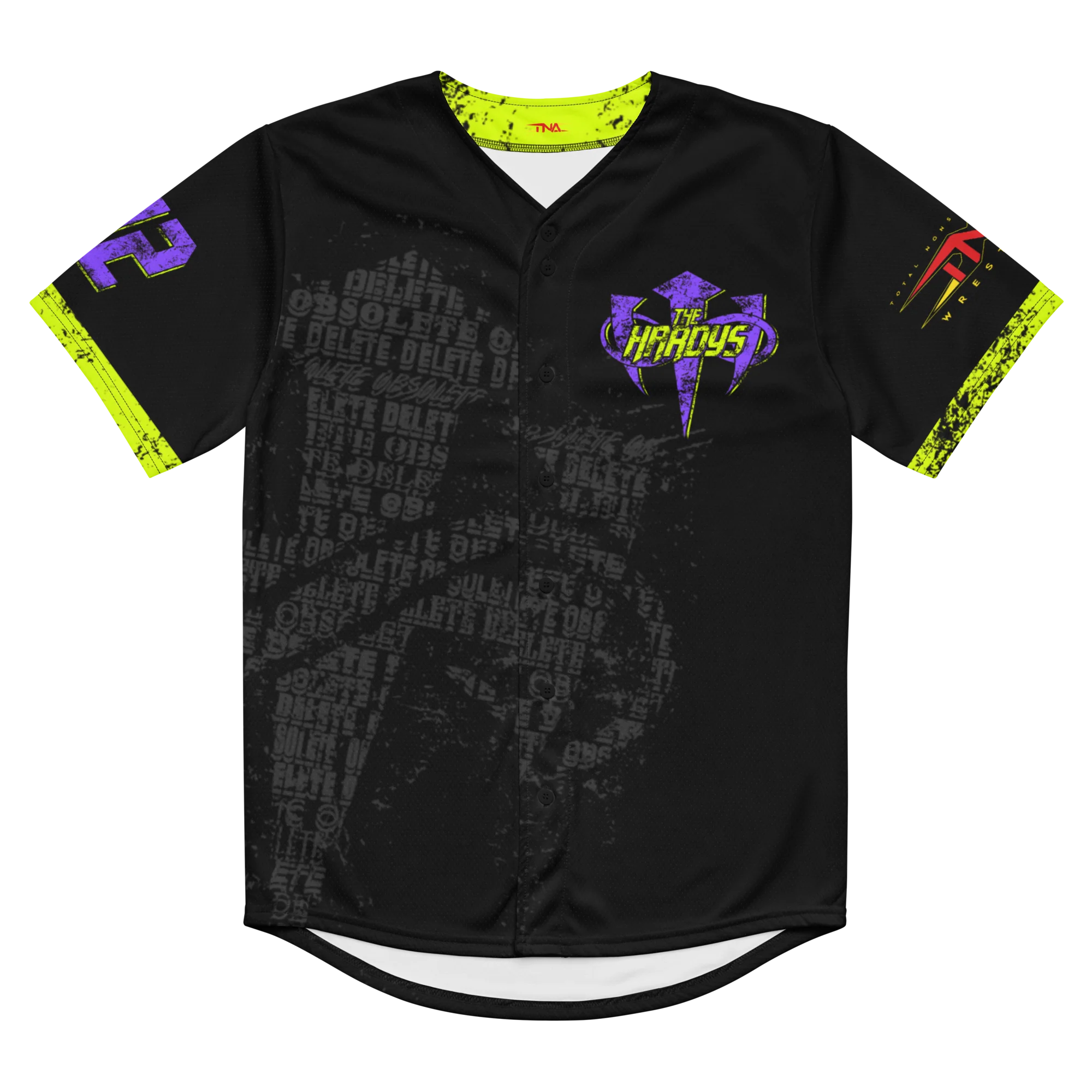 The Hardys "Distressed Infinity Logo" Baseball Jersey - Image 4