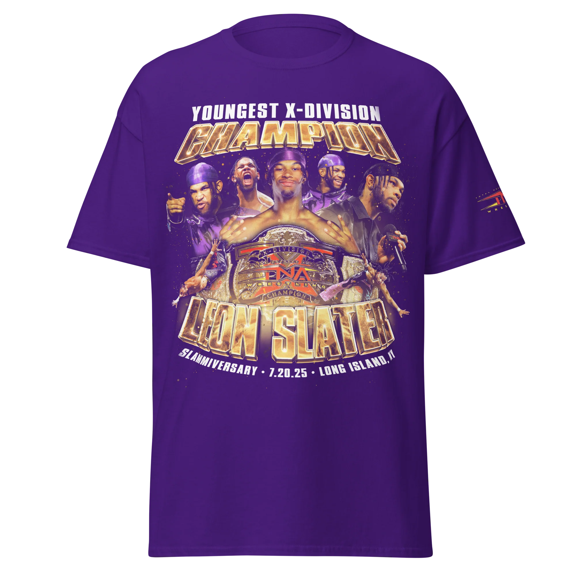 Leon Slater "X Division Champion" T-Shirt - Image 5