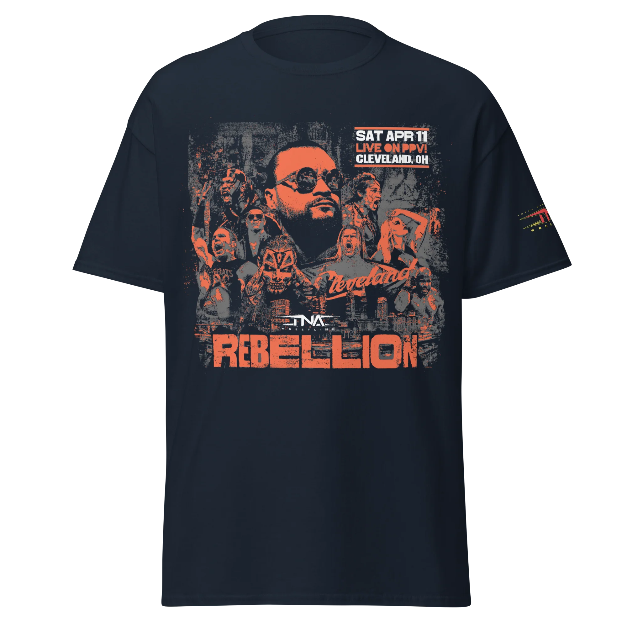 TNA "2026 Rebellion Poster" T-Shirt - Image 3