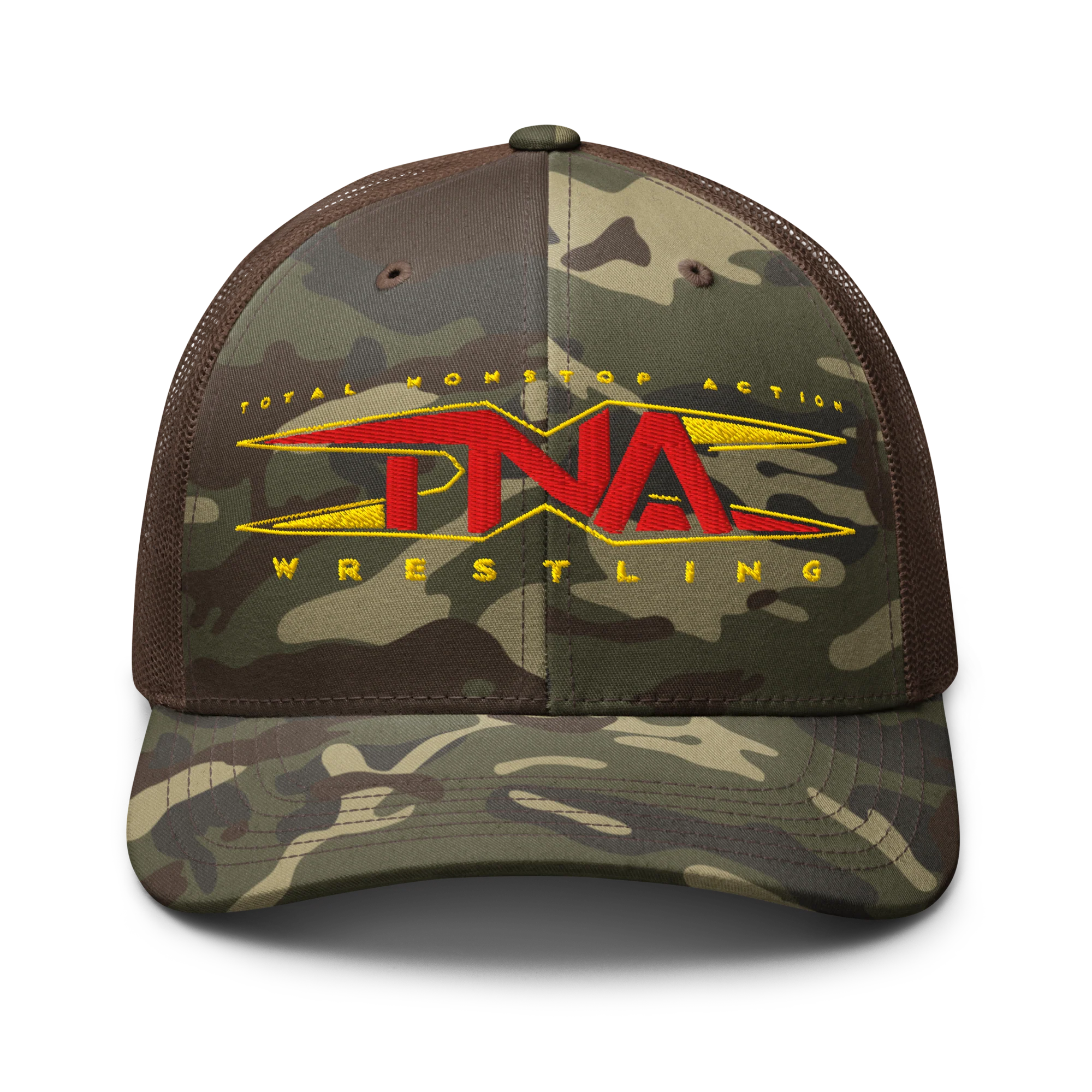 TNA Logo Camouflage Trucker Hat - Image 3